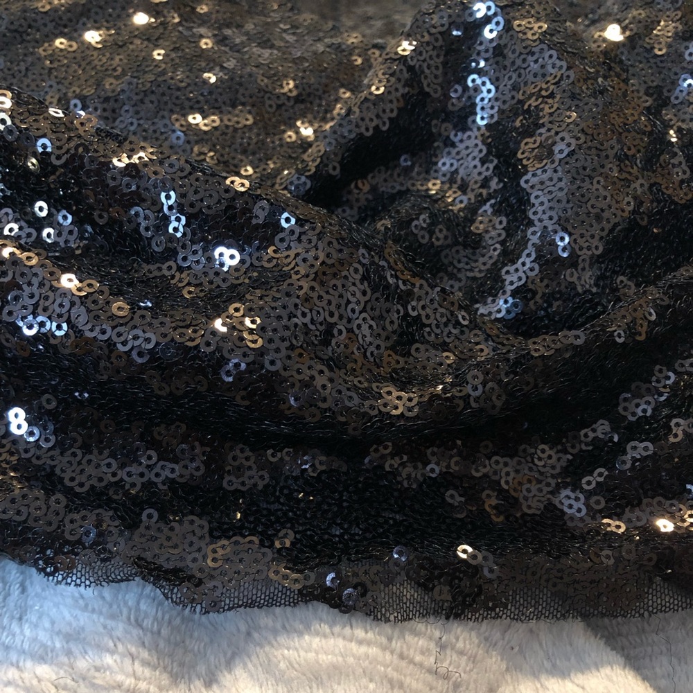 ZARA OMBRÉ SEQUIN MIDI DRESS - Picture 4 of 5